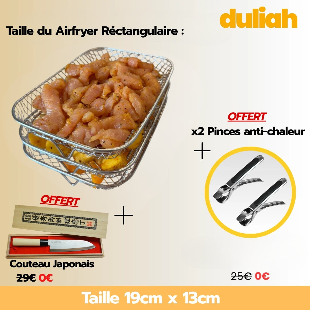 Grille Airfryer - 1 couteau Japonais OFFERT
